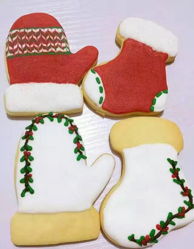 聖誕節糖霜翻糖餅干的做法 步骤9