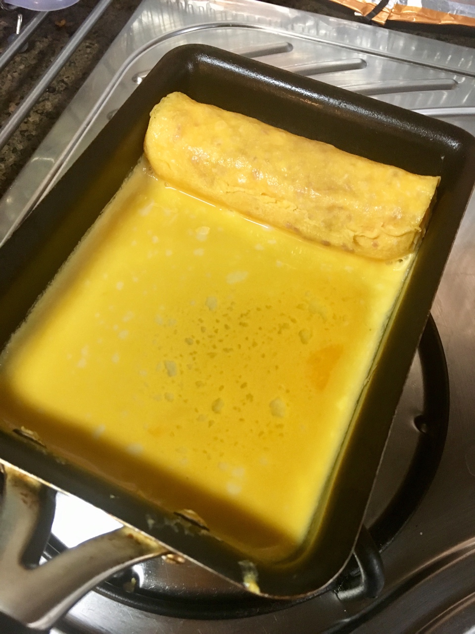 培根乳酪雞蛋卷的做法 步骤5