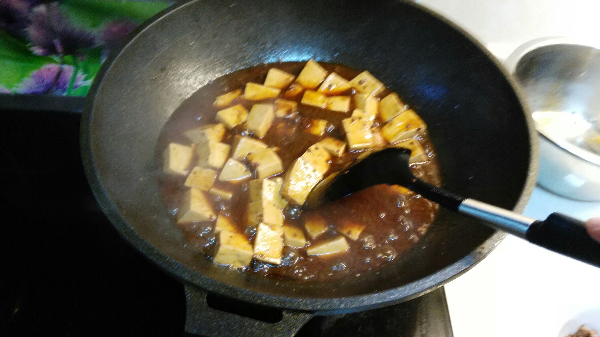 我家的〞飯掃光〞之一——麻婆豆腐的做法 步骤13