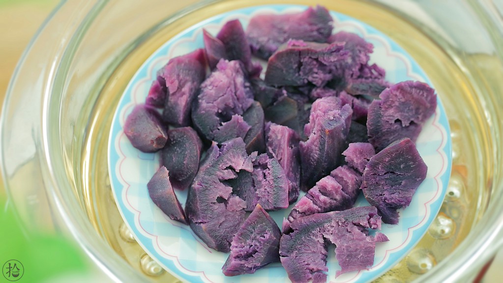 奶香紫薯夾心泡芙的做法 步骤1