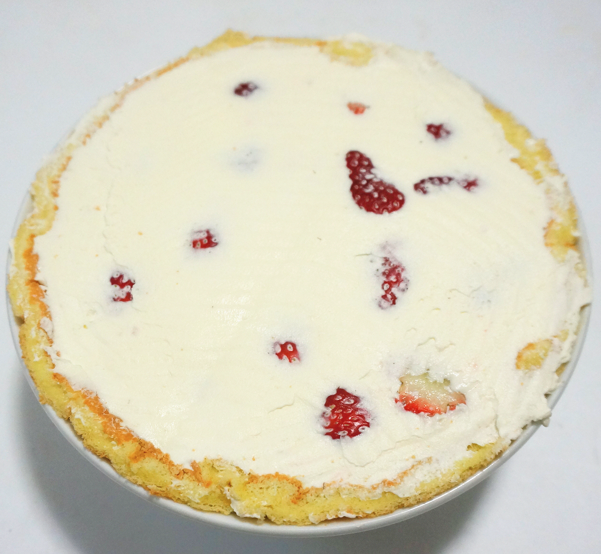 大顆草莓奶油蛋糕的做法 步骤9