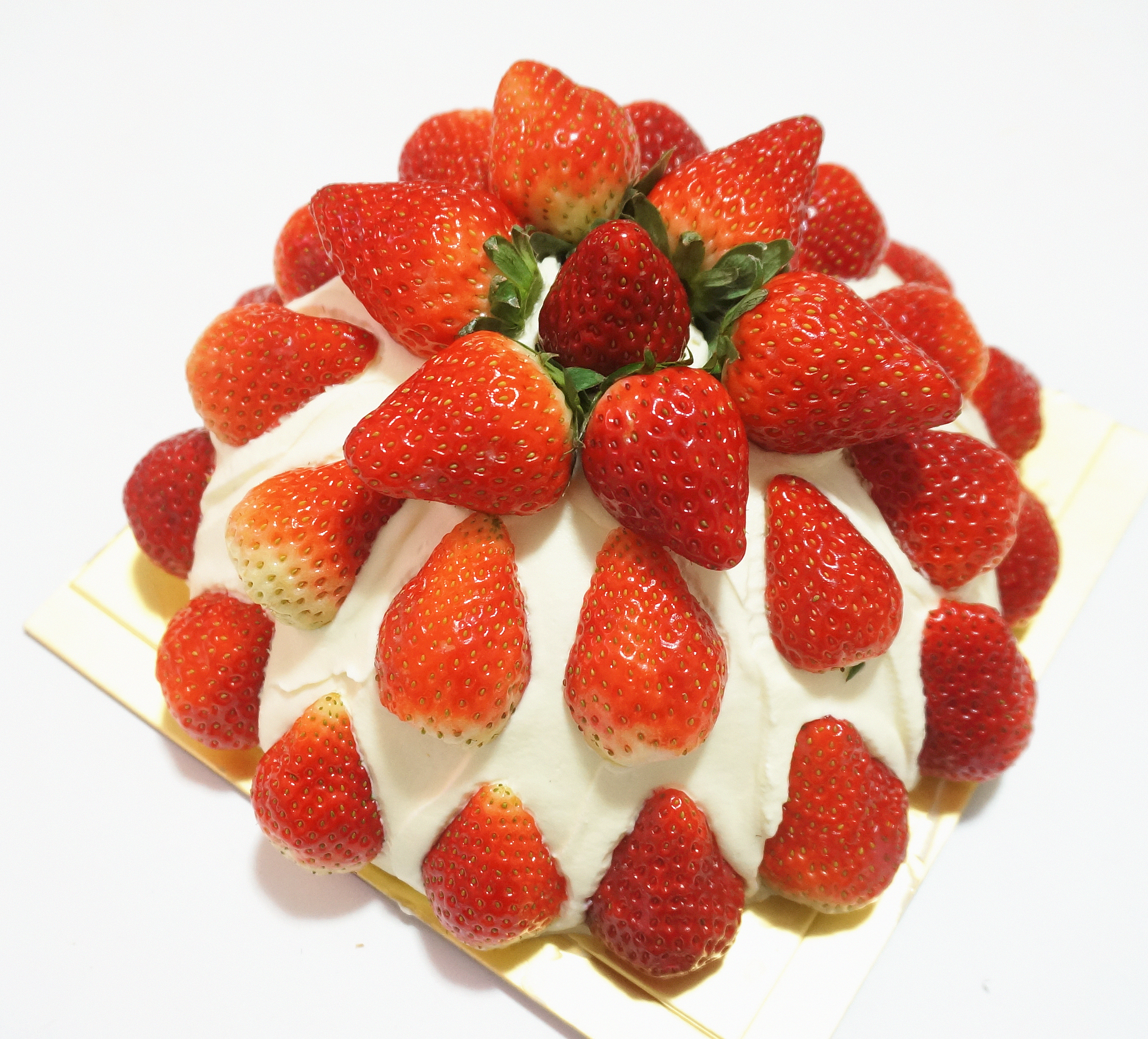 大顆草莓奶油蛋糕的做法 步骤14
