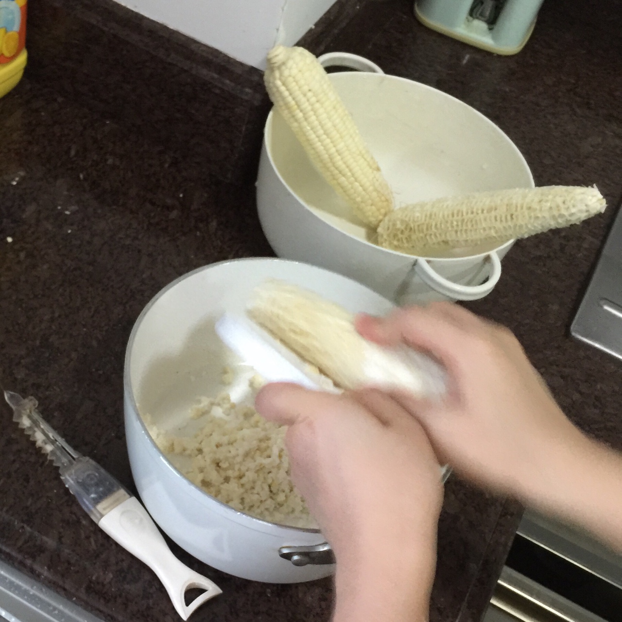 去皮玉米羹（適合1歲以上寶寶輔食）的做法 步骤5