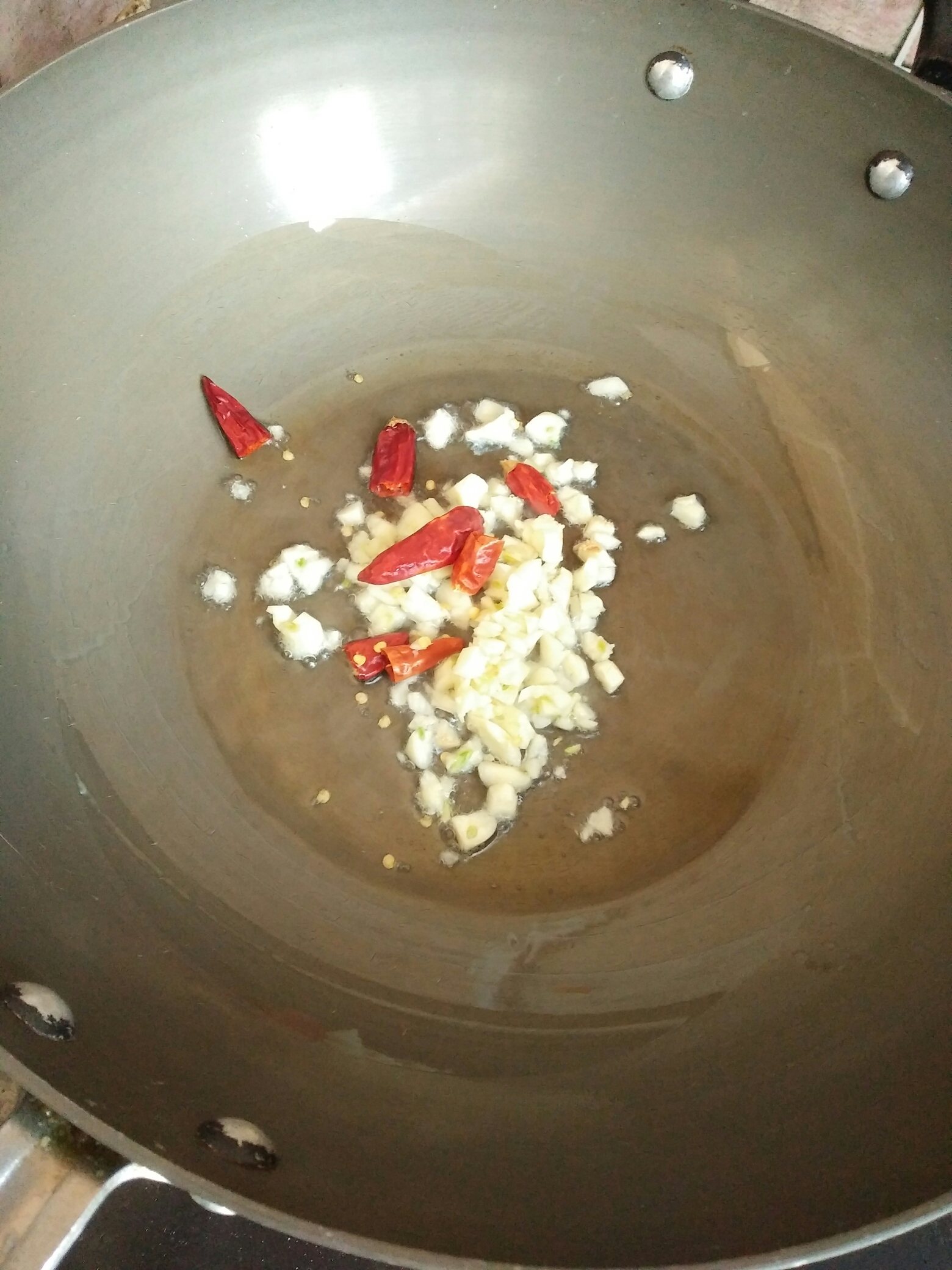 蒜香油麥菜的做法 步骤2