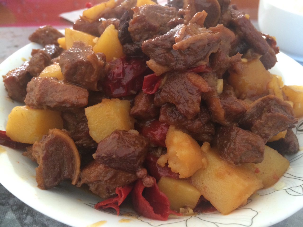 新疆風味的土豆燒牛肉的做法 步骤15