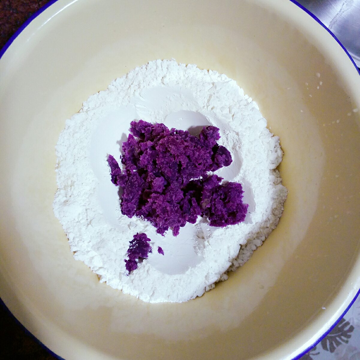 紫薯面條的做法 步骤2