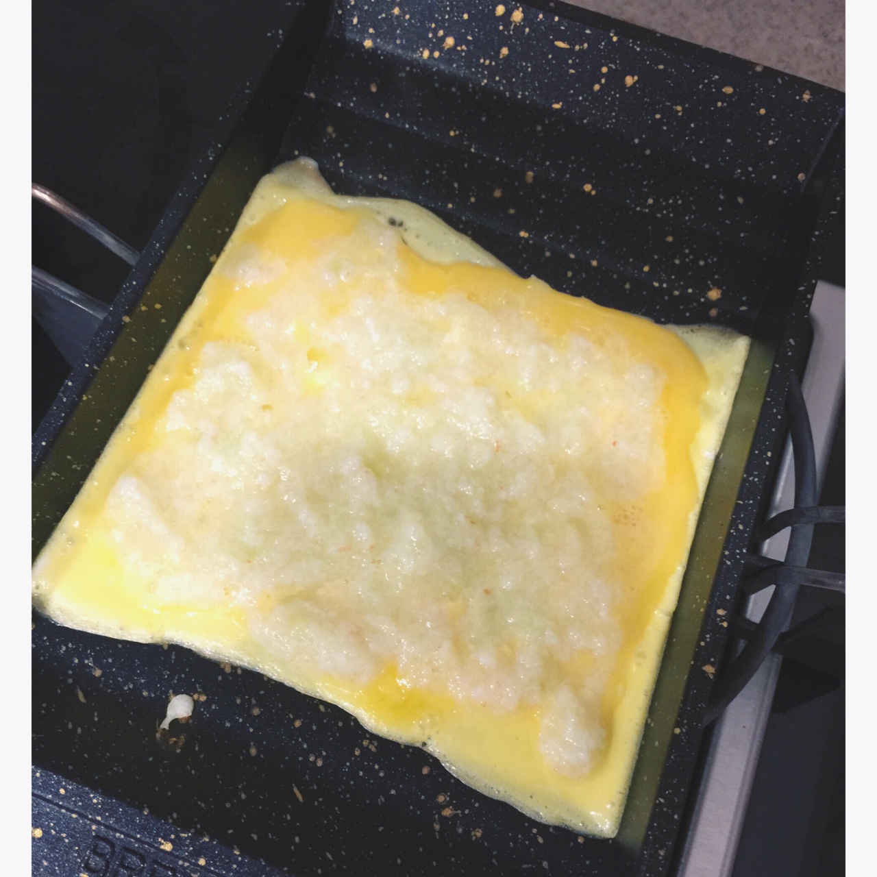 寶寶輔食—厚蛋燒 蛋卷+新蝦+西葫蘆的做法 步骤5