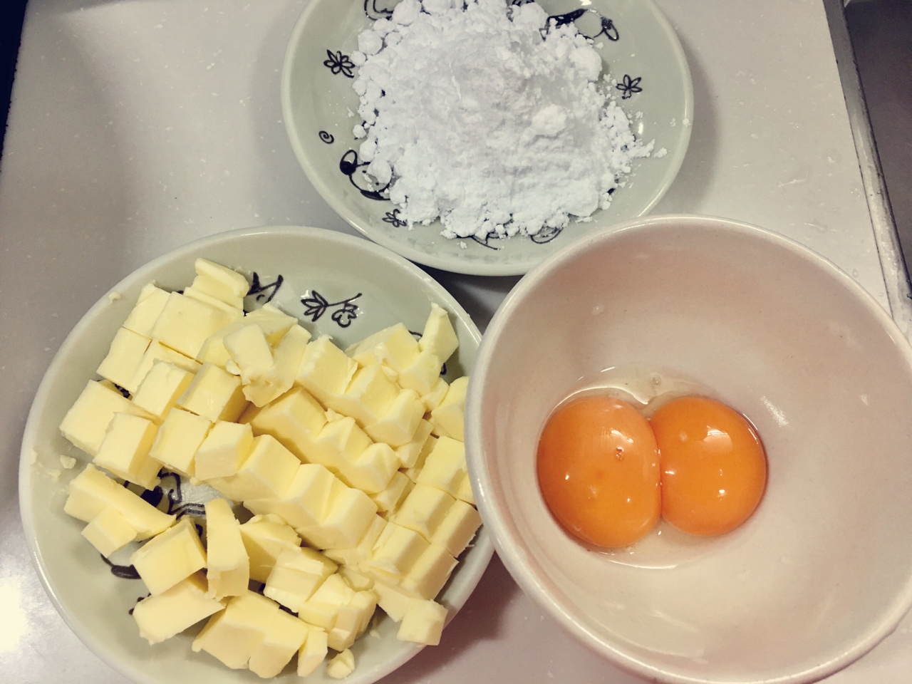 黃油杏仁酥脆餅干的做法 步骤1