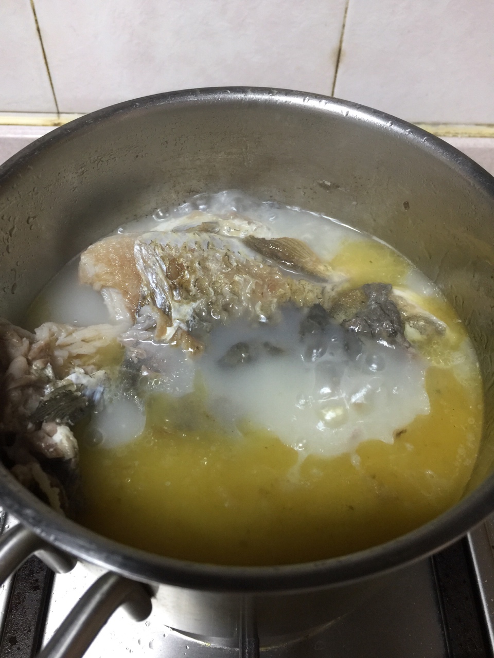 龍骨鯽魚春菜湯的做法 步骤7