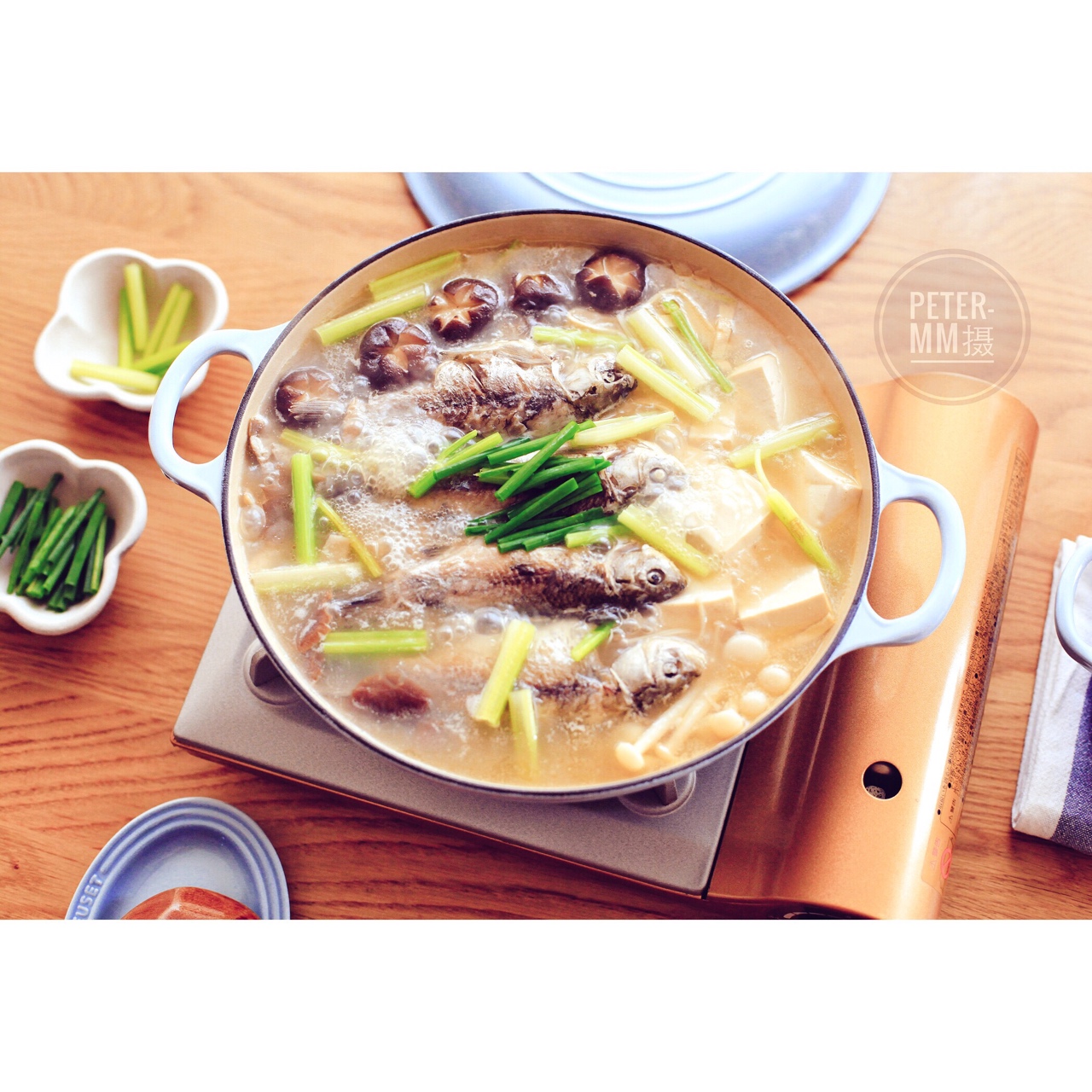 鯽魚豆腐菌菇奶湯的做法 步骤13
