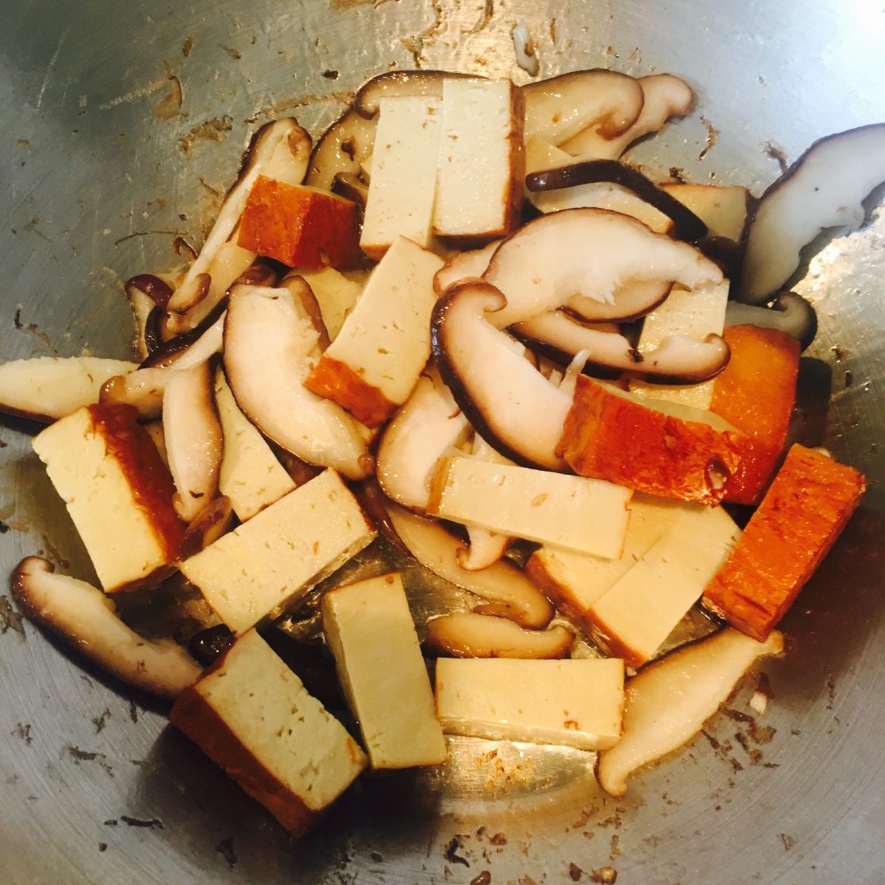 紅燒香菇素雞丁的做法 步骤5