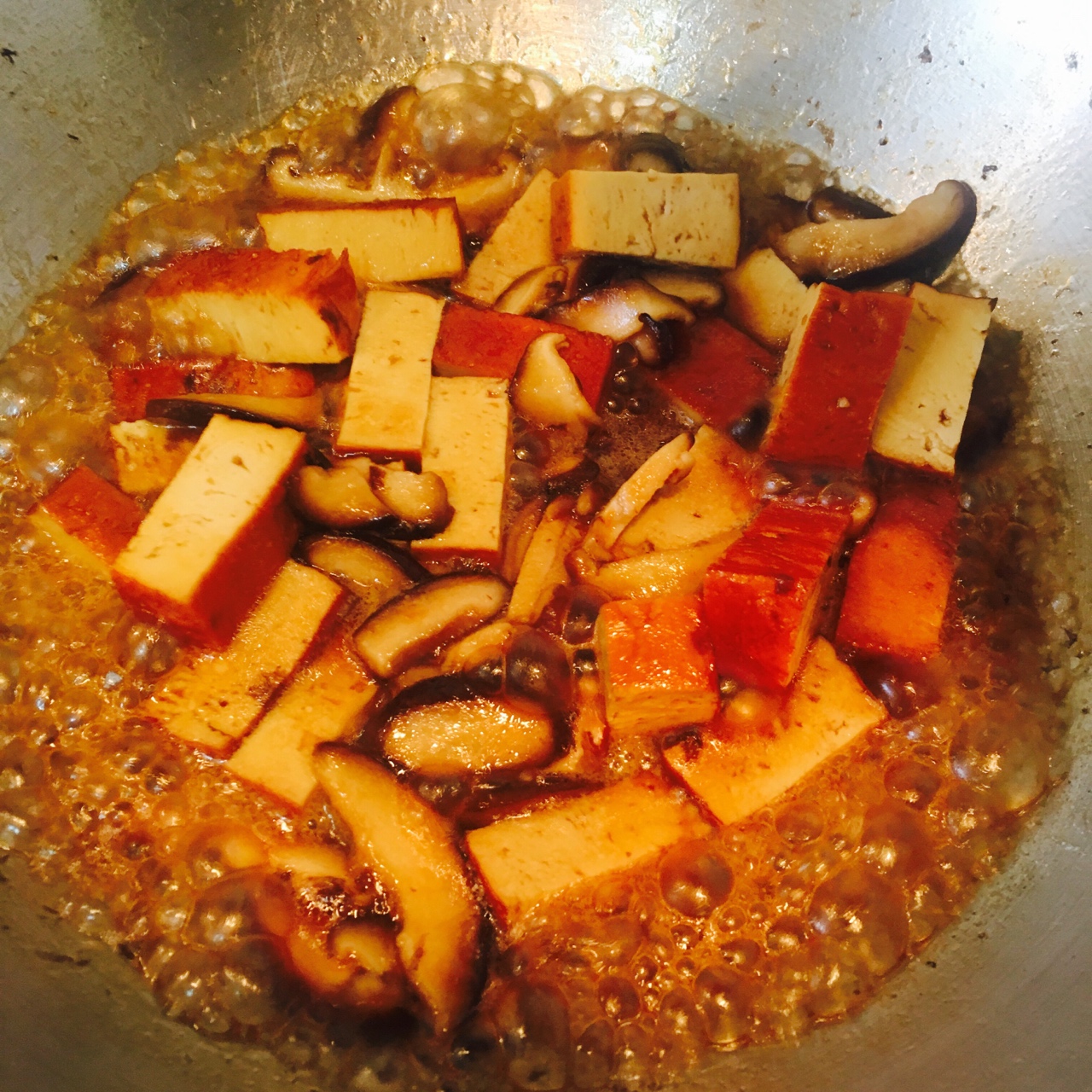 紅燒香菇素雞丁的做法 步骤8
