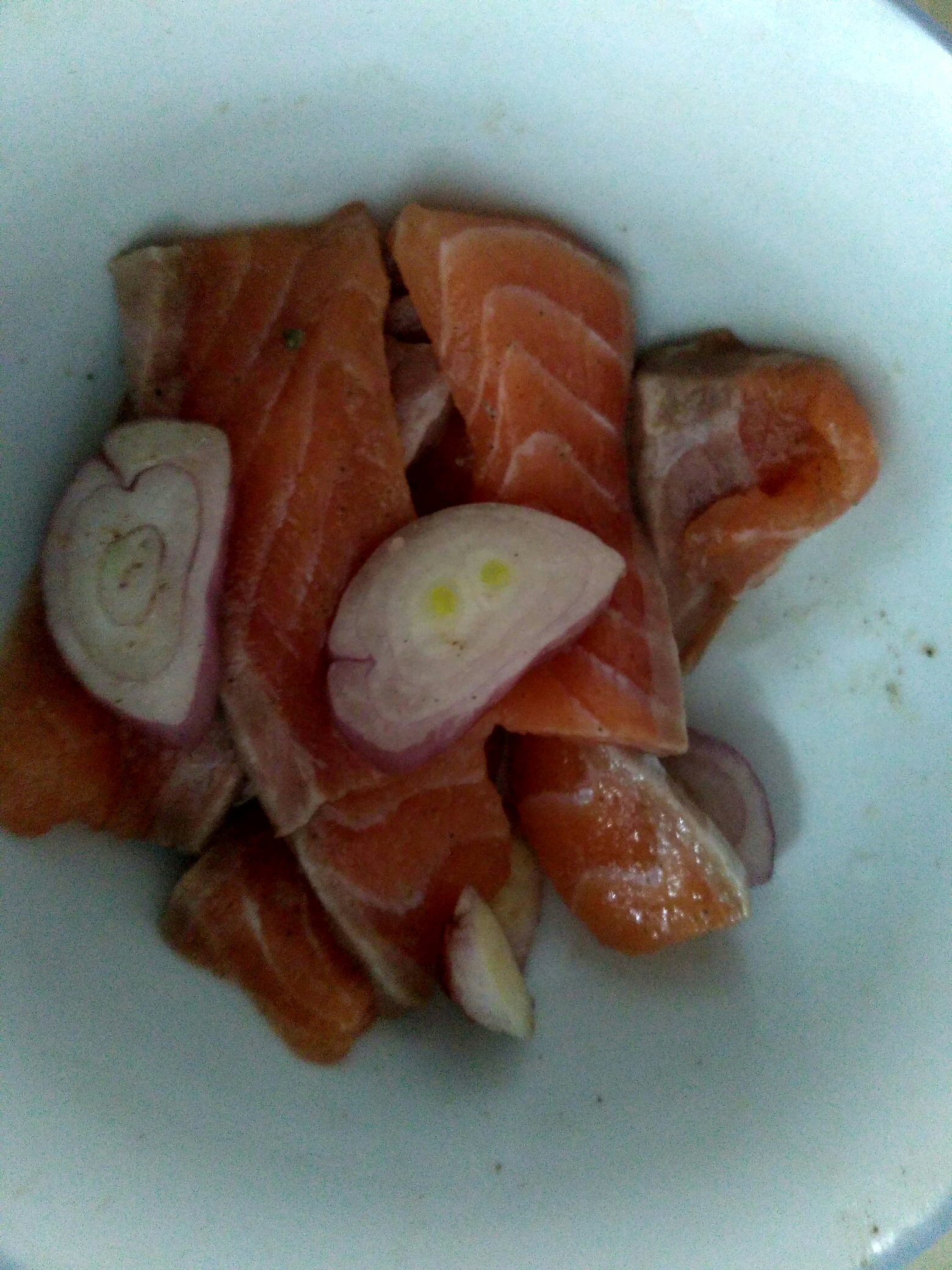 藜麥黃油香煎三文魚紅心柚子沙拉[一家人的幸福滋味]的做法 步骤2