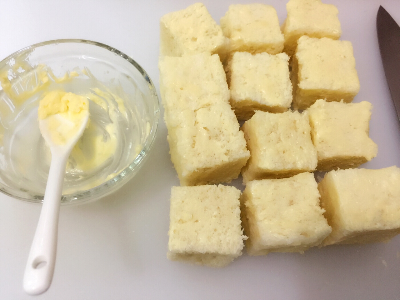 奶香吐司小方塊的做法 步骤2