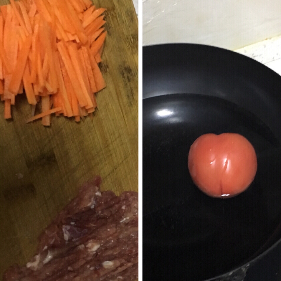 番茄肉末義大利面的做法 步骤1