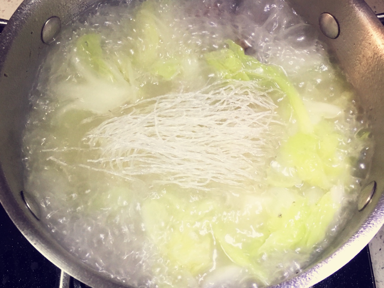 鴨架子湯+白菜豆腐粉絲的做法 步骤7