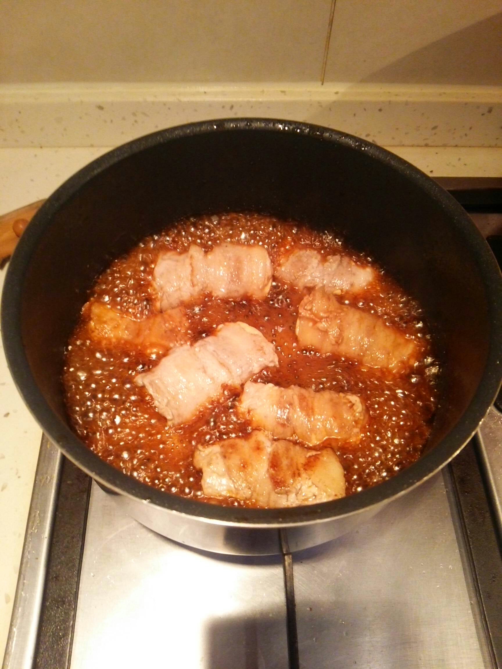 照燒豆腐豬肉卷的做法 步骤6