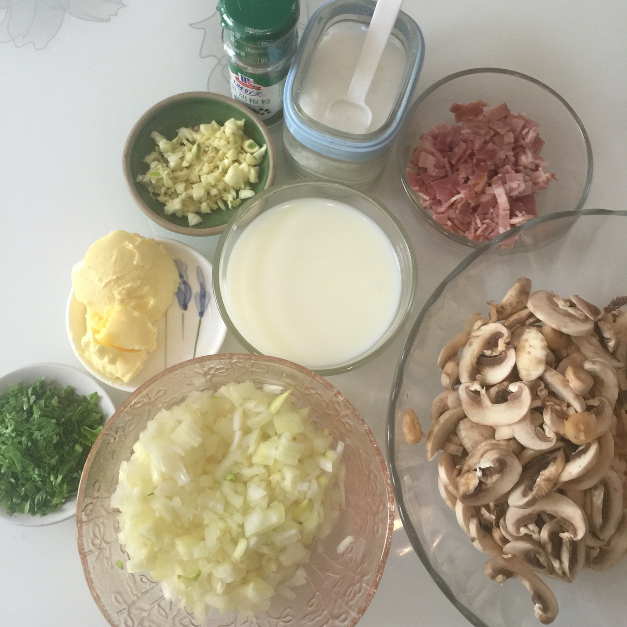 奶油蘑菇濃湯的做法 步骤1