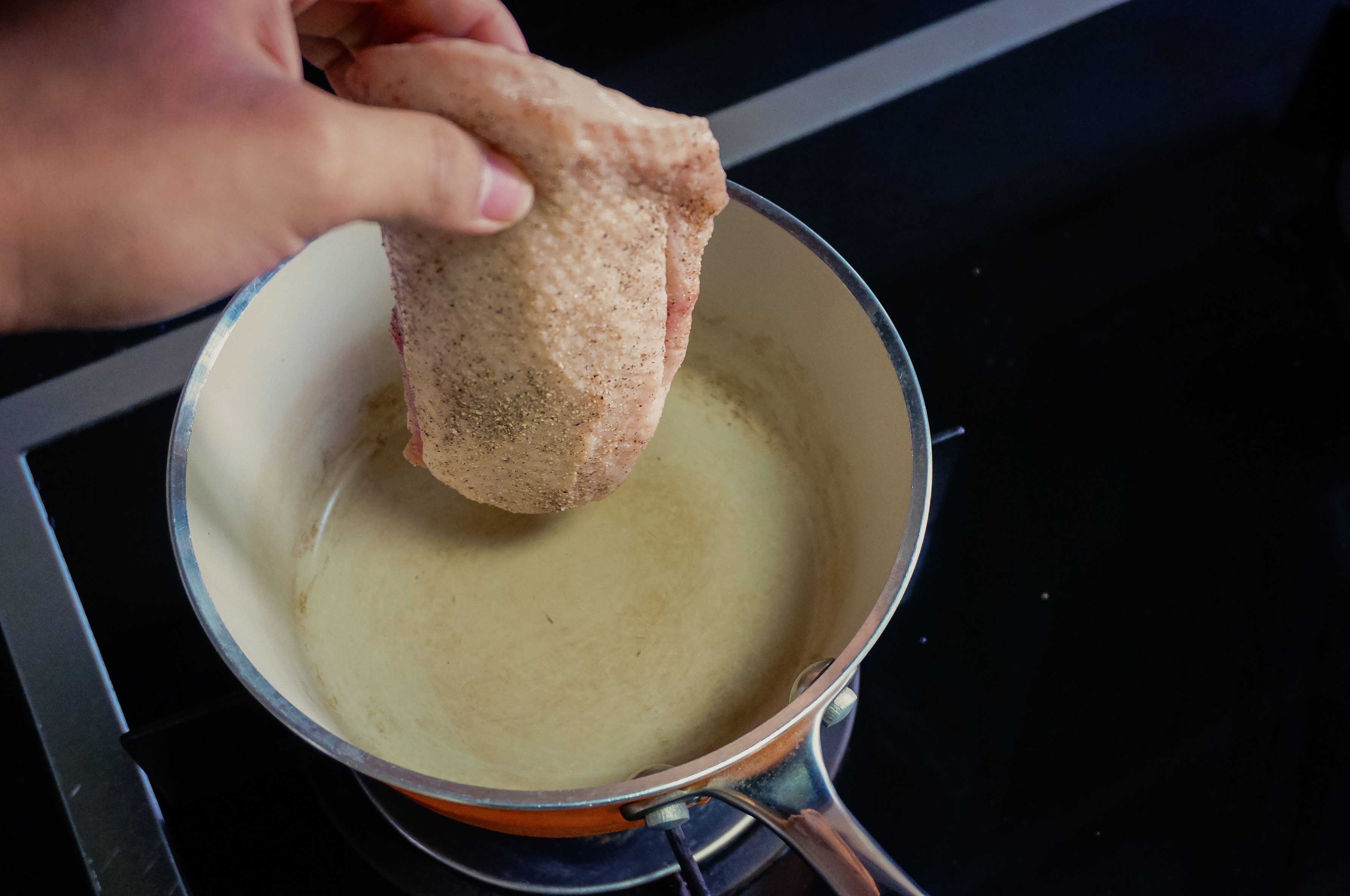 茶樹菇鴨肉湯面的做法 步骤3