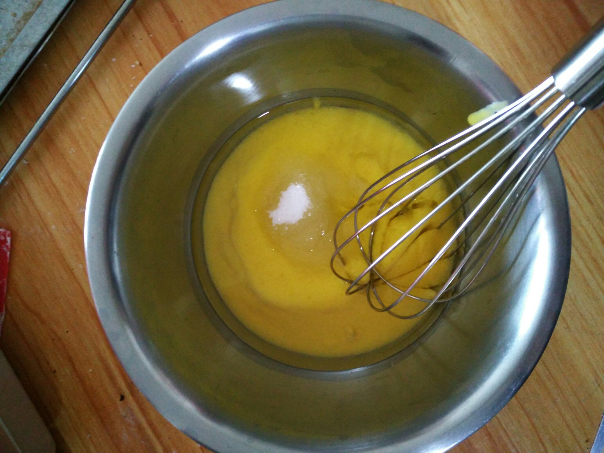嫩滑甜玉米戚風蛋糕的做法 步骤2