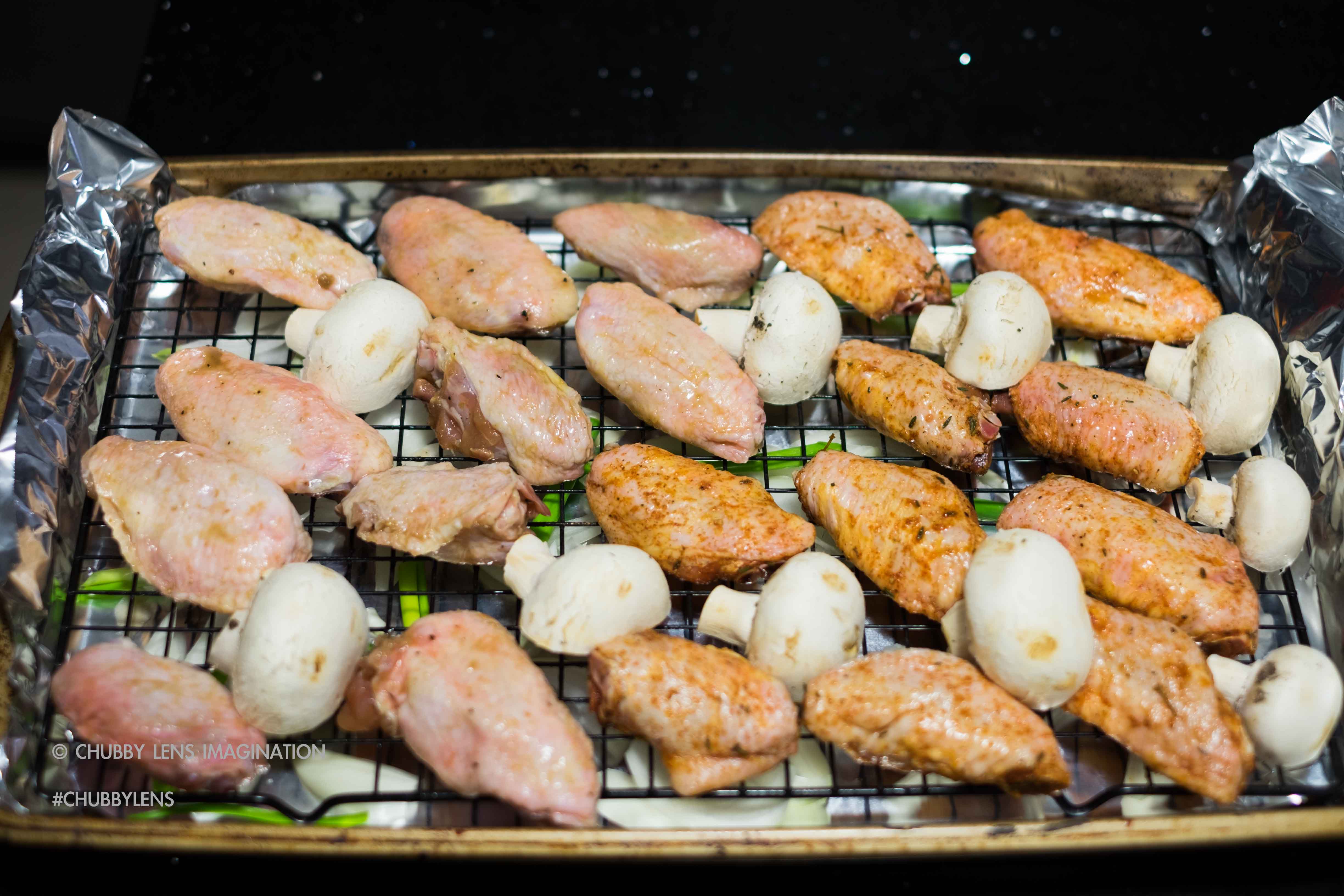 用烤箱制作烤雞翅 - 雙色烤翅的做法 步骤2