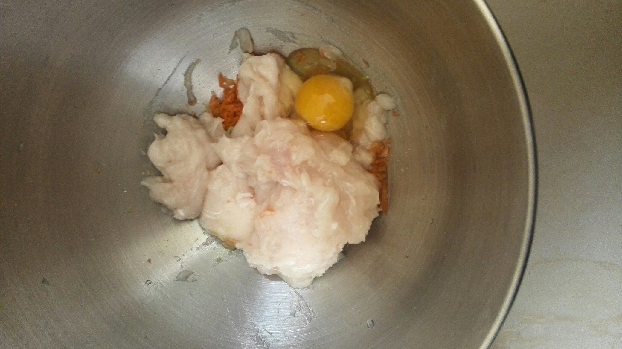 豌豆胡蘿卜龍利魚餅（寶寶版）的做法 步骤7