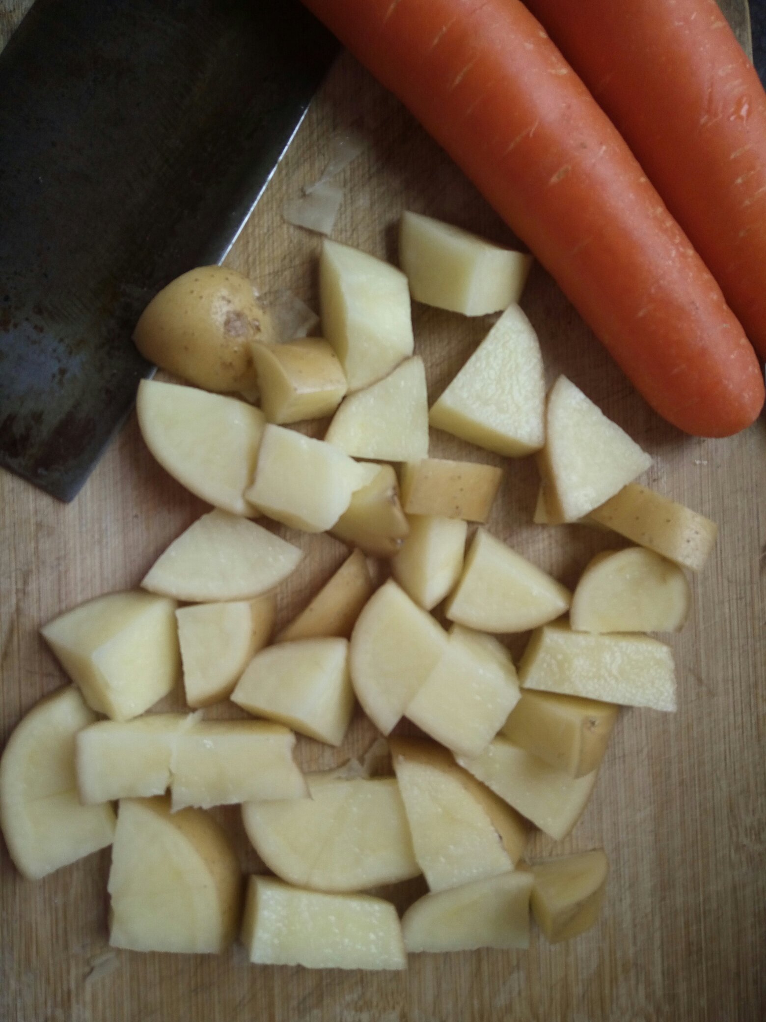 雞肉土豆蔬菜沙拉的做法 步骤1
