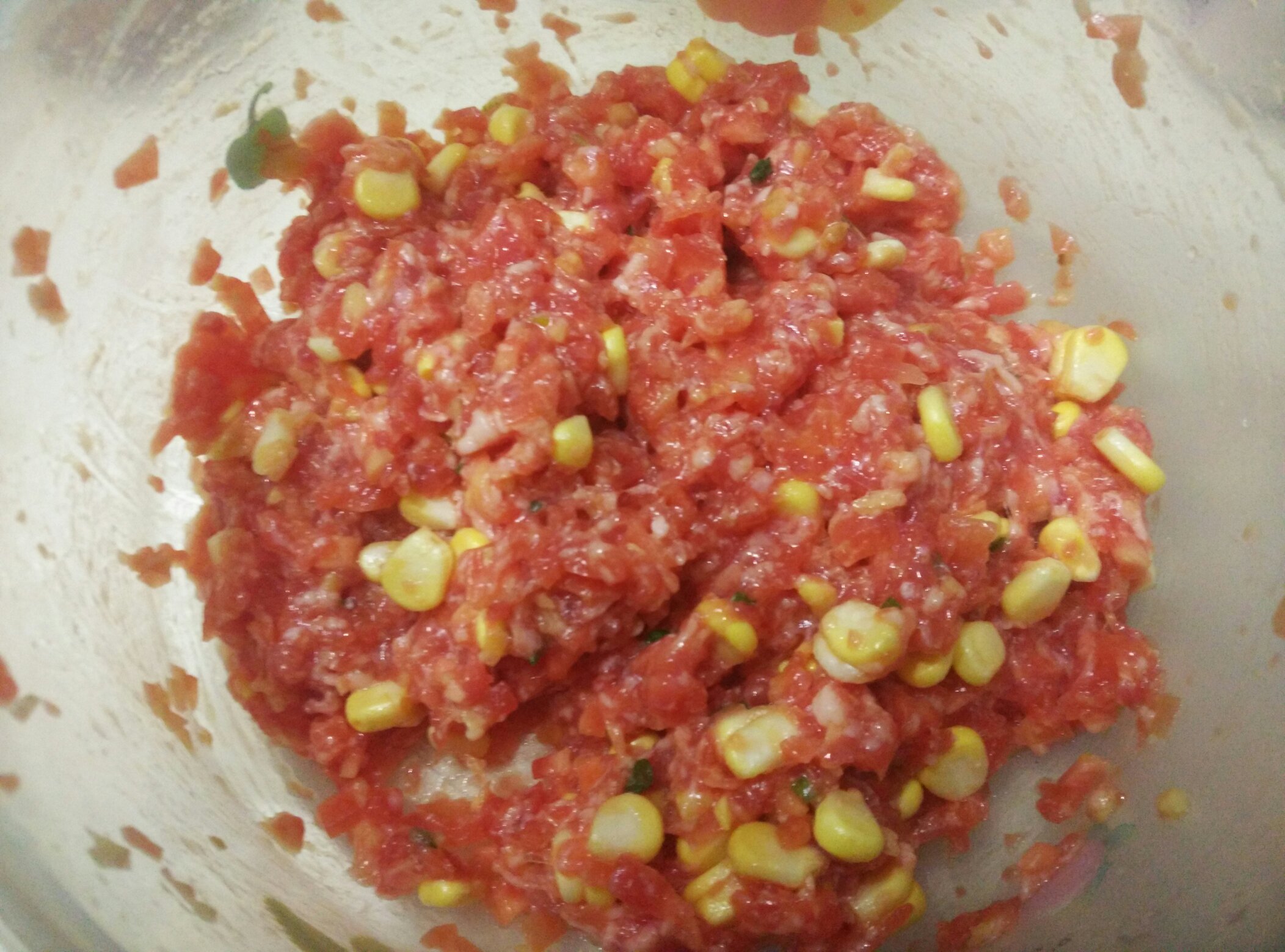胡蘿卜玉米豬肉水餃的做法 步骤2