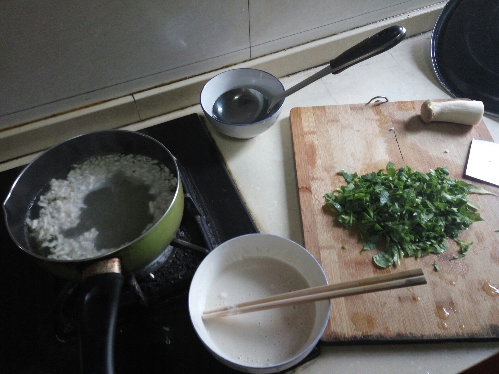 青菜面湯的做法 步骤5