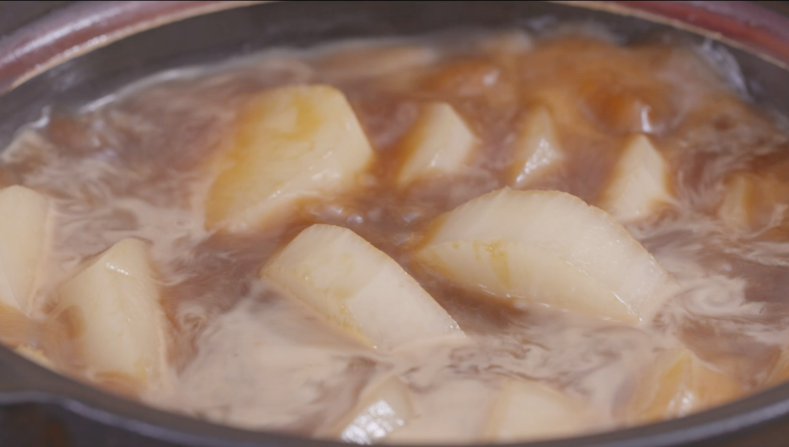 鮑汁蘿卜煲，冬季溫潤的鮮甜味道的做法 步骤3