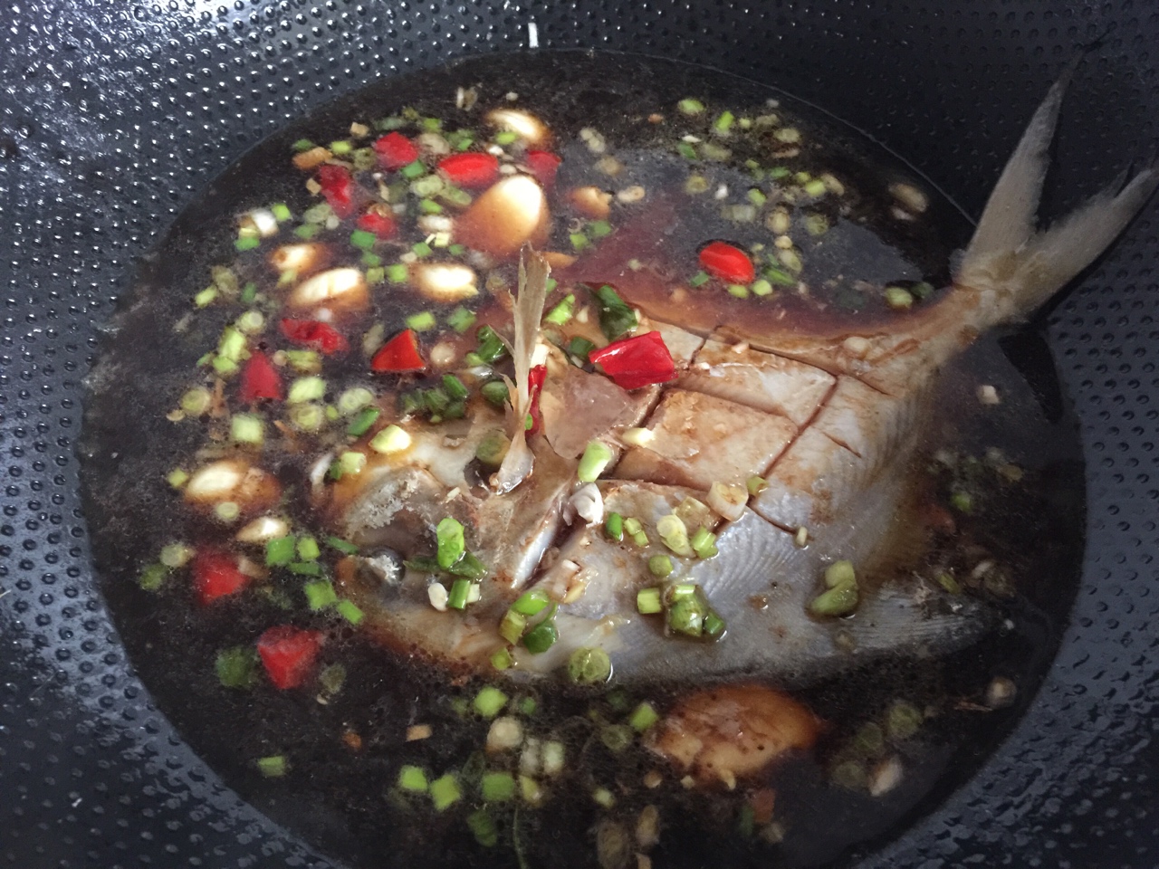 紅燒鯧魚的做法 步骤5