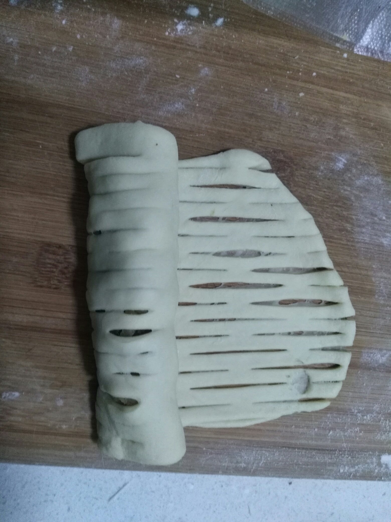 網紋夾心面包的做法 步骤5
