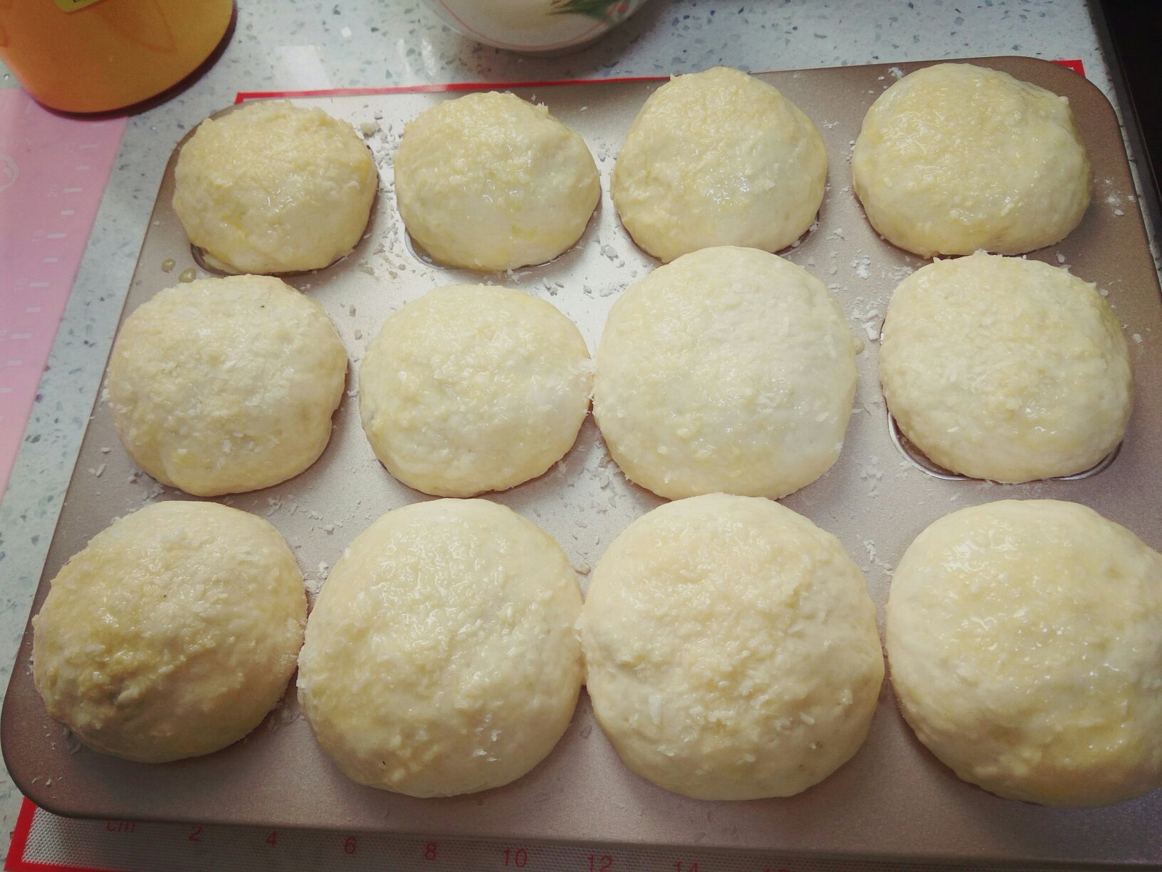 綠豆沙小蘑菇面包的做法 步骤8