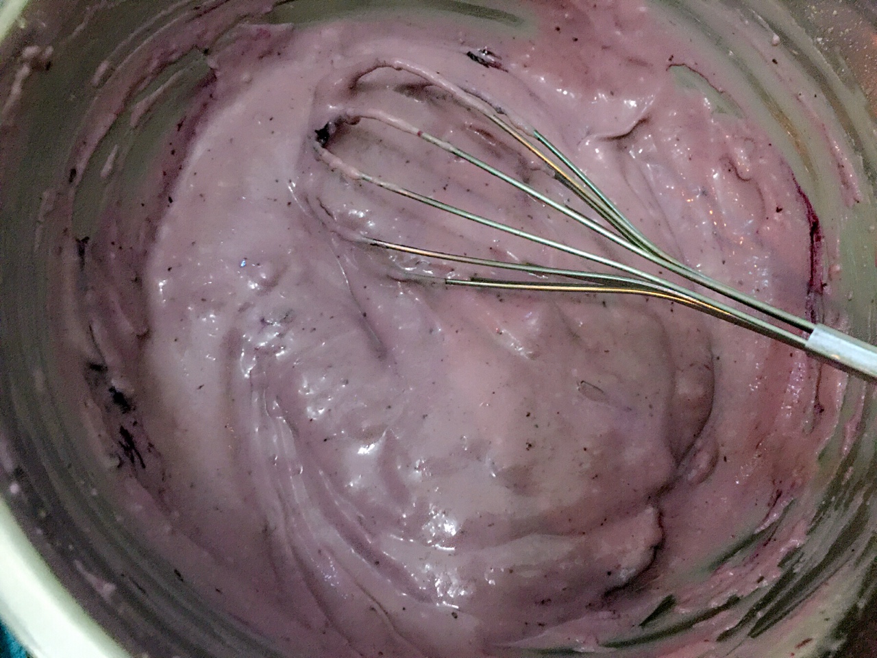 藍莓酸奶油戚風蛋糕的做法 步骤5