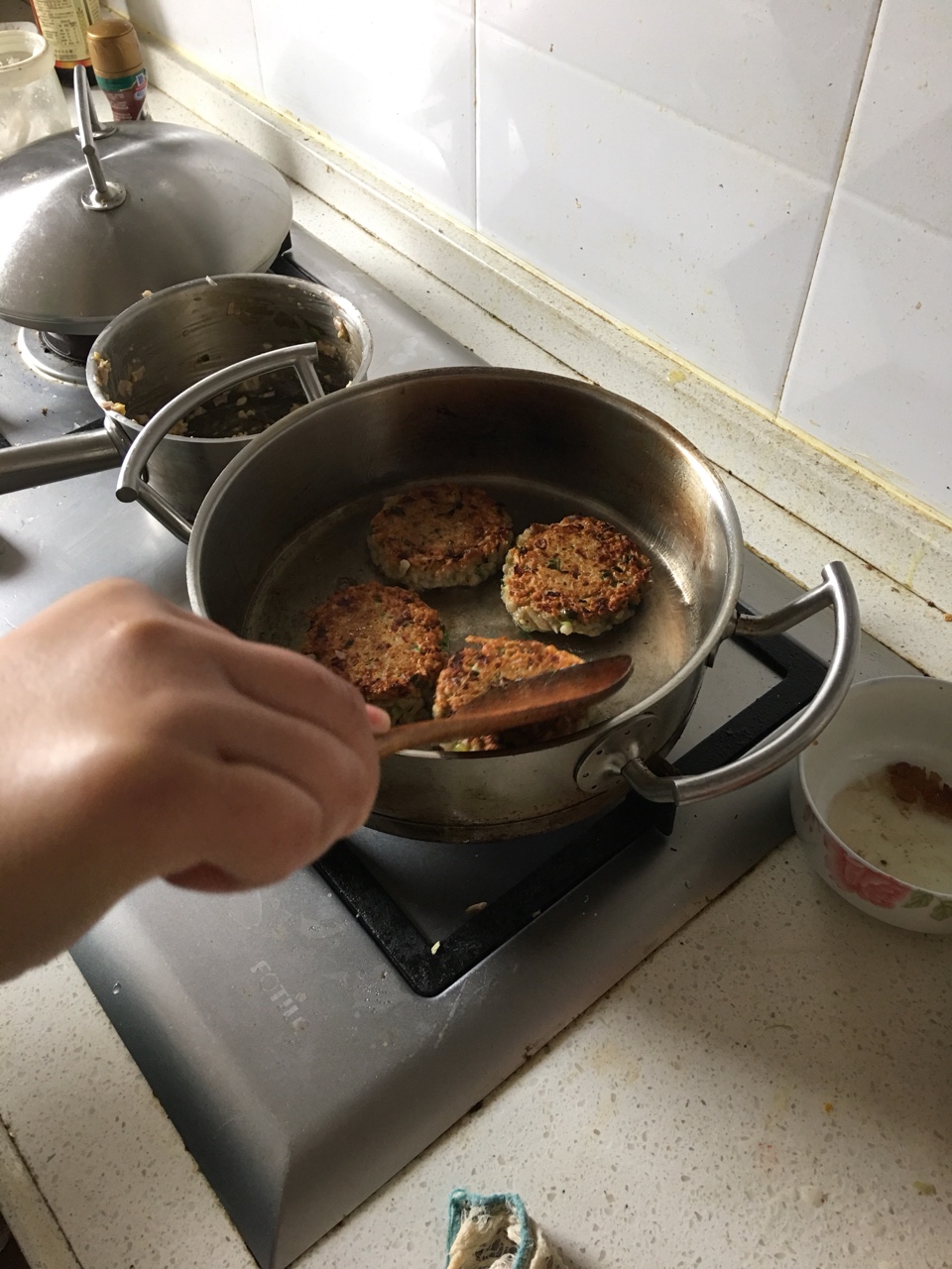雞蛋藕餅的做法 步骤8