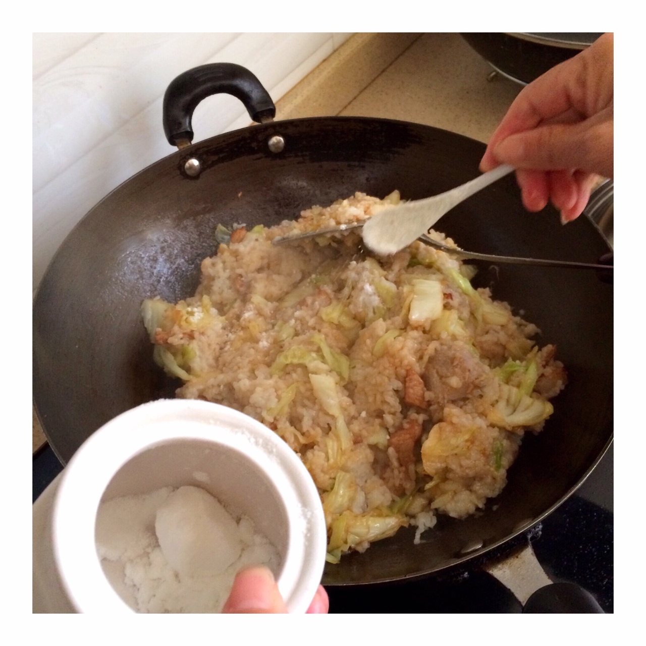 芋頭菜飯的做法 步骤8