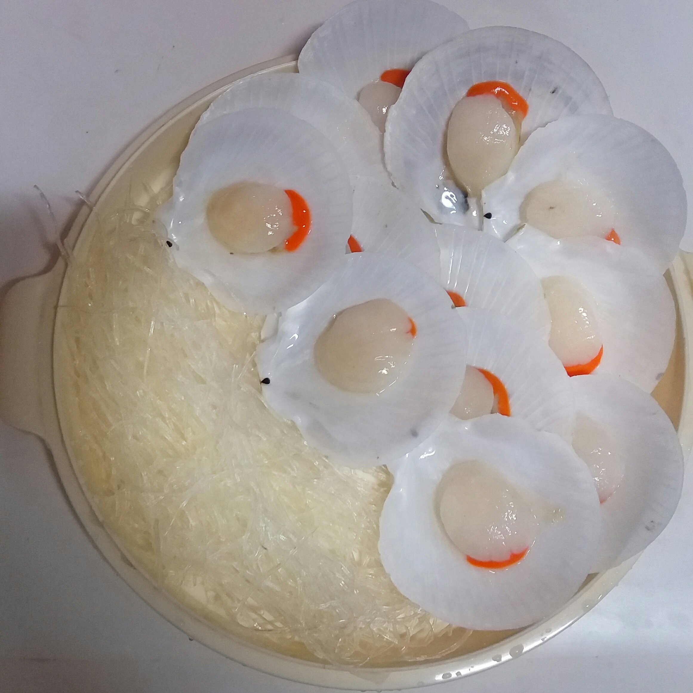蒜蓉粉絲蒸扇貝的做法 步骤1