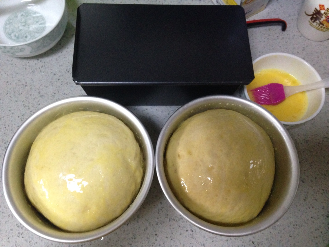 乳酪面包+抹茶雙色吐司（含自制奶油乳酪）的做法 步骤51
