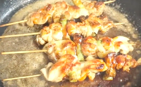 日式照燒雞肉串的做法 步骤10
