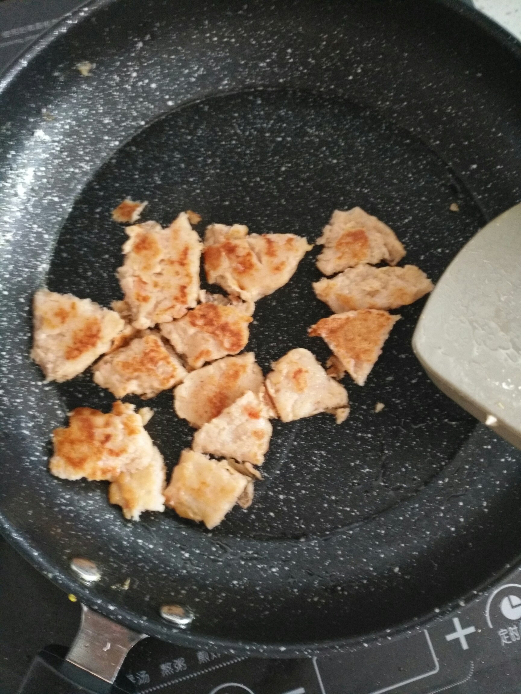 寶寶輔食！鱈魚番茄肉松餅的做法 步骤6