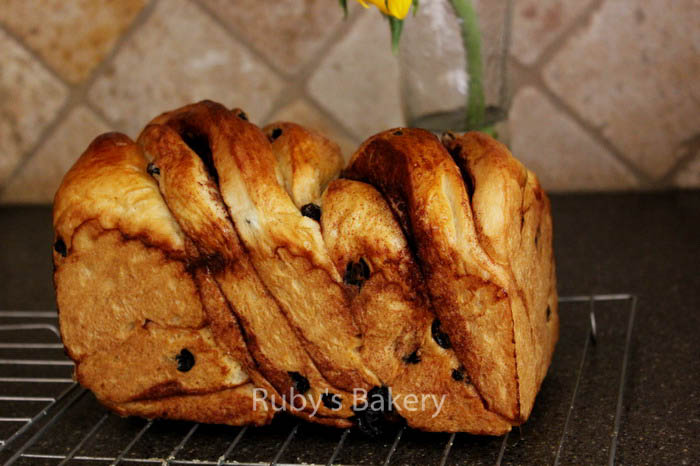 肉桂葡萄干面包（Cinnamon Raisin Bread）的做法 步骤9