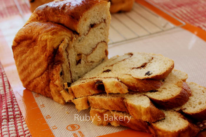 肉桂葡萄干面包（Cinnamon Raisin Bread）的做法 步骤10