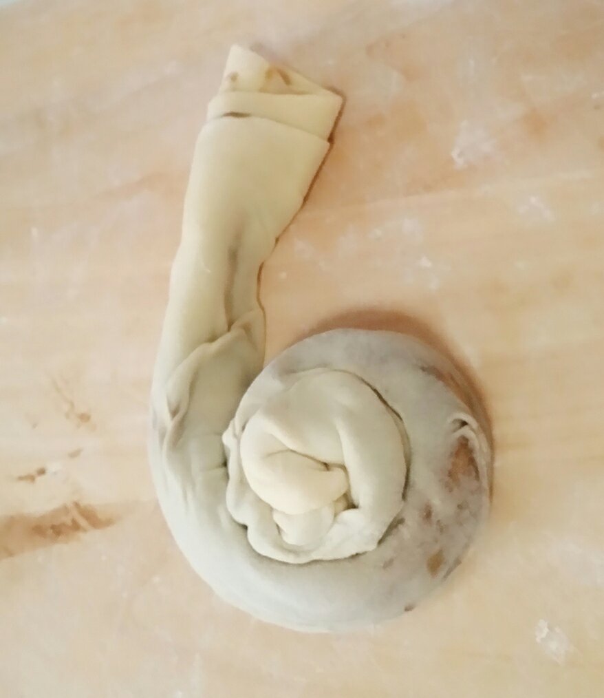 椒鹽麻醬千層餅的做法 步骤6