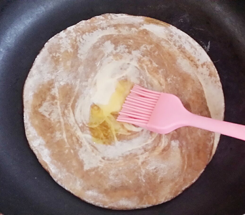 椒鹽麻醬千層餅的做法 步骤10