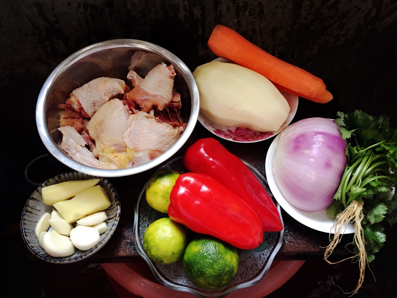 泰式椰香咖喱雞的做法 步骤1