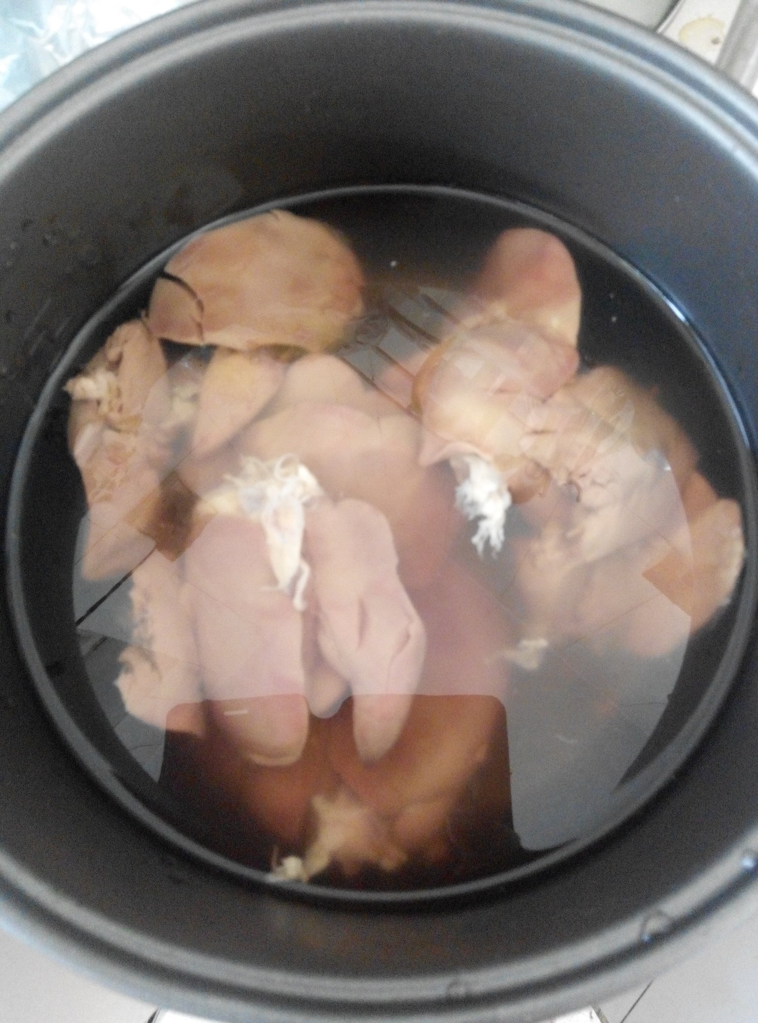 電飯煲煮雞肝的做法 步骤2