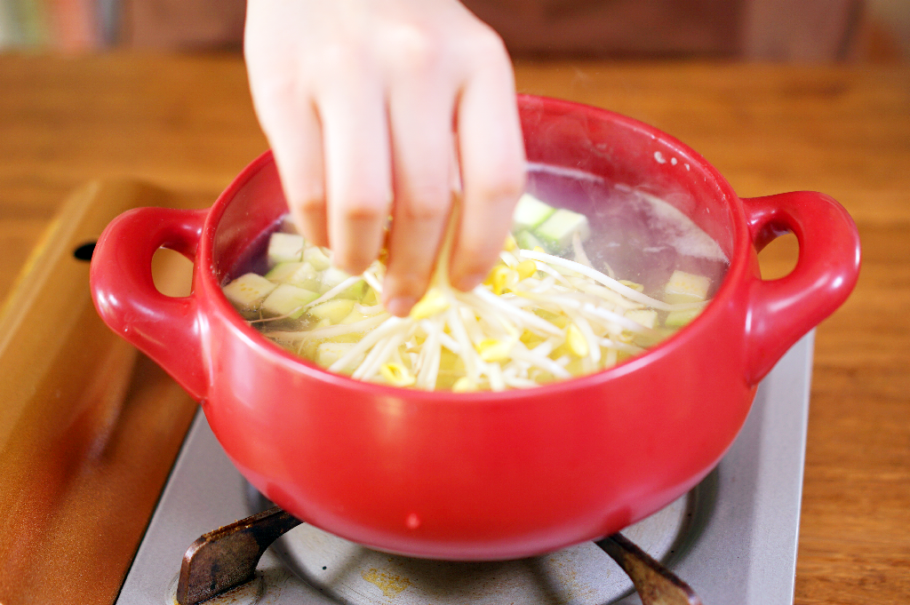 小羽私廚之韓式大醬湯的做法 步骤5