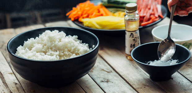 韓式紫菜包飯/簡單壽司（內有動圖）的做法 步骤9