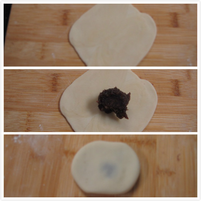 酥到掉渣的紅豆酥餅的做法 步骤9
