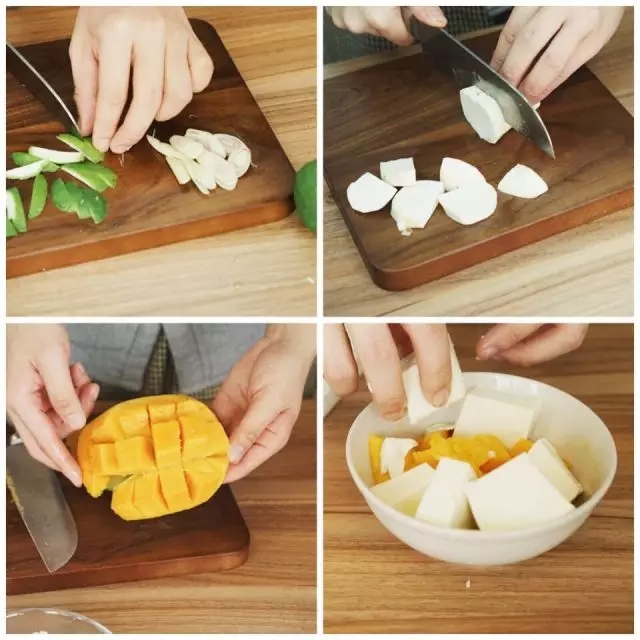 素食譜 | 薩瓦迪卡! 時蔬青咖喱！的做法 步骤1
